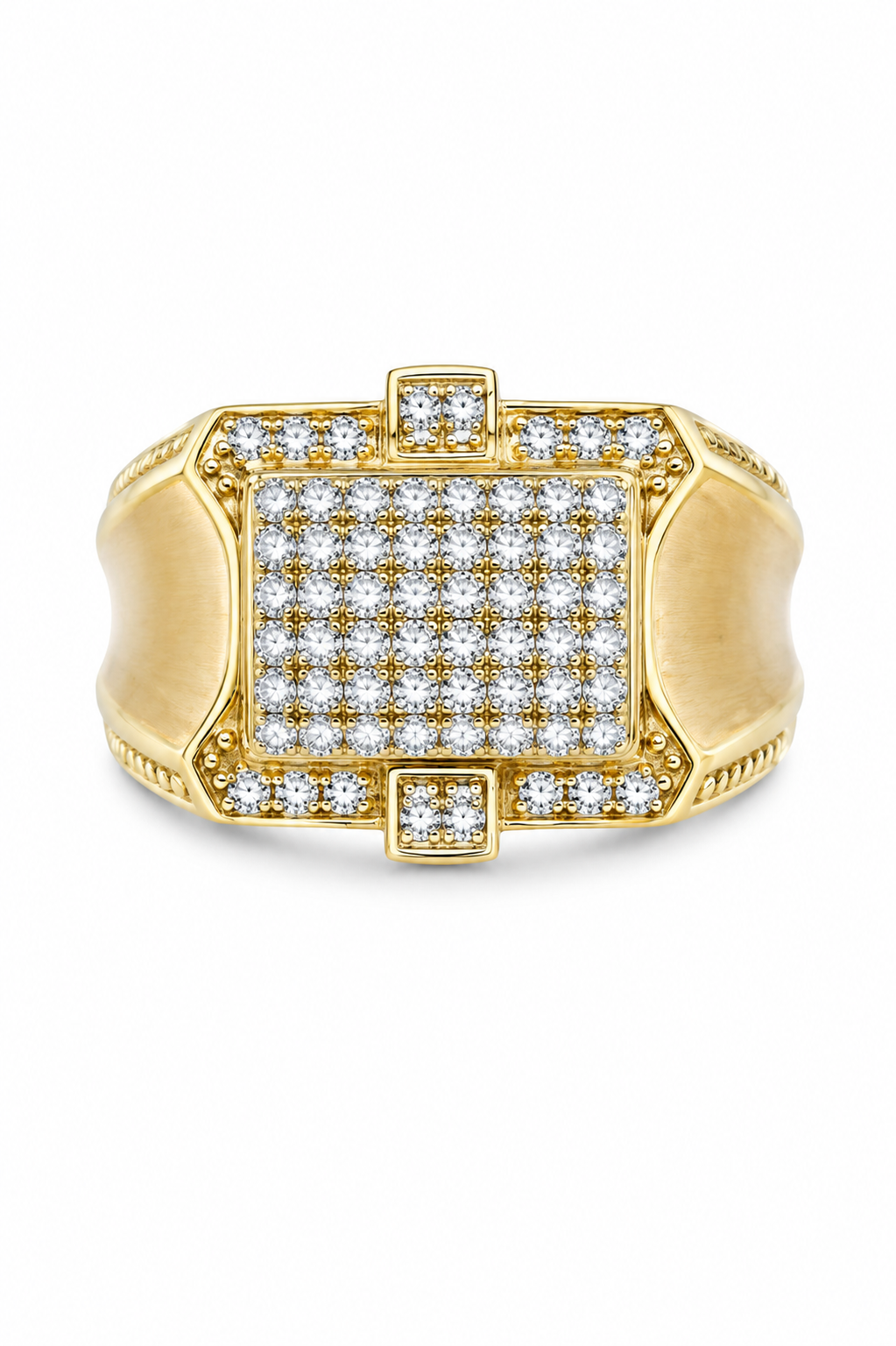 10kt yellow gold Natural Diamond ring