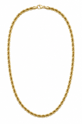 10kt gold 4mm rope chain
