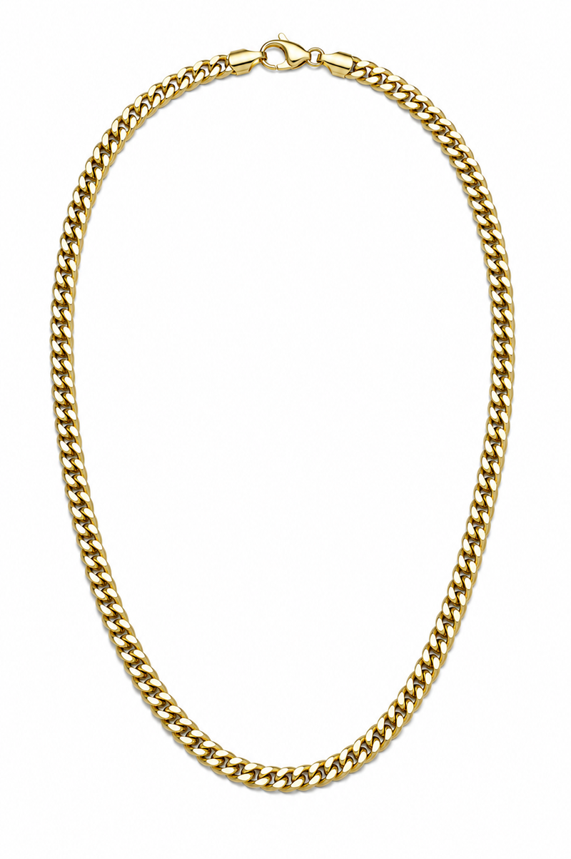 10kt gold 5mm cuban chain