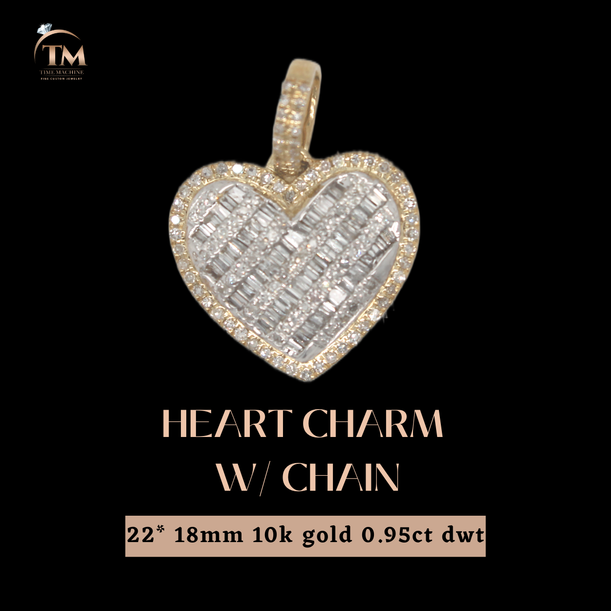 Heart Charm w/ Chain