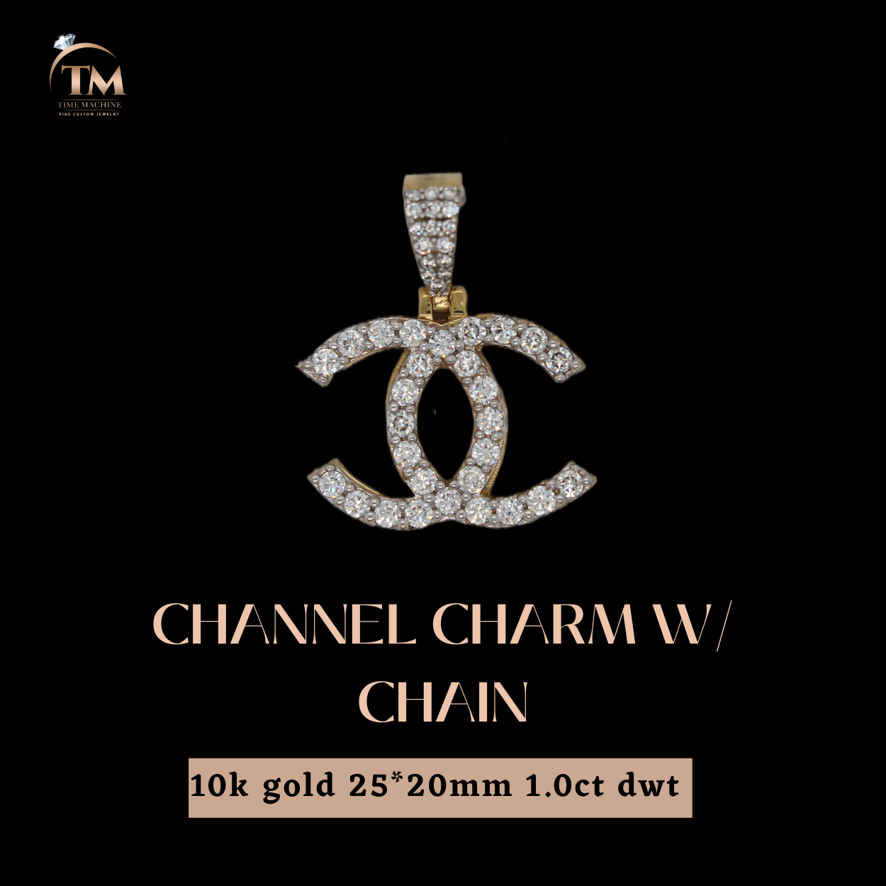 Channel Charm w/ Chain